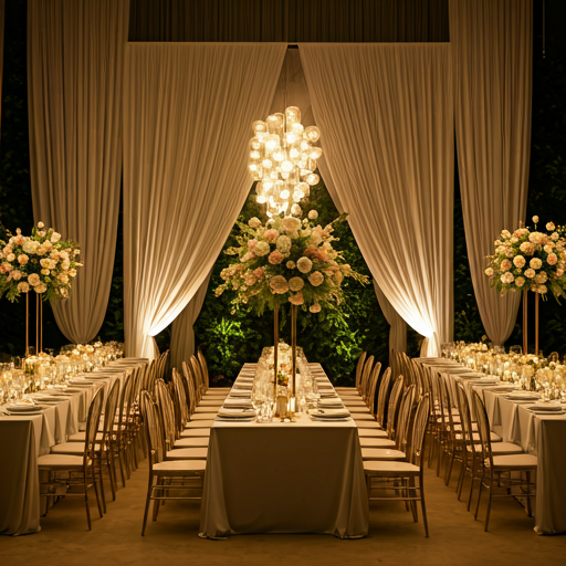 Premium reception table