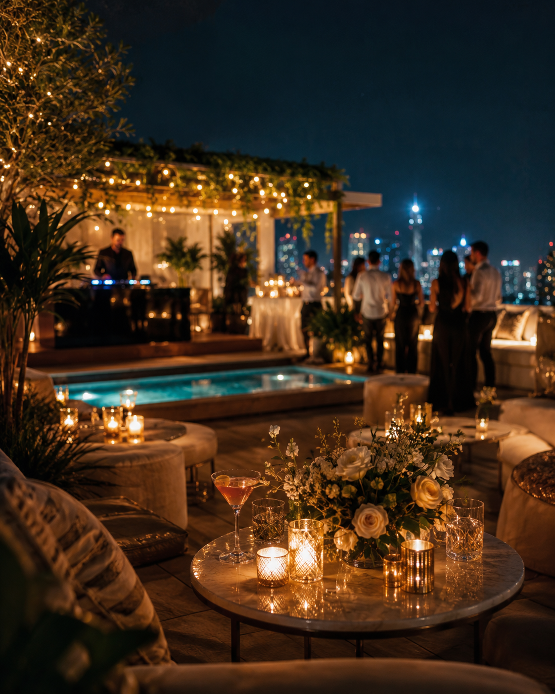 Wedding party celebration